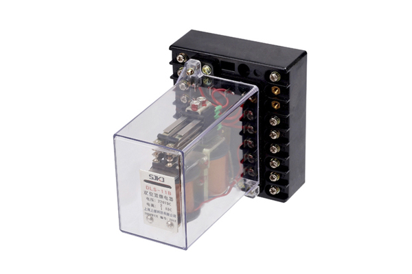 DLS-11B雙位置繼電器接線圖與開(kāi)孔尺寸